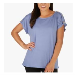 NWT - Button sleeve blouse XL